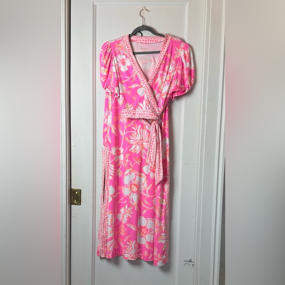 Look and Feel Beautiful in this Lilly Pulitzer Pink Floral 2 Piece Set